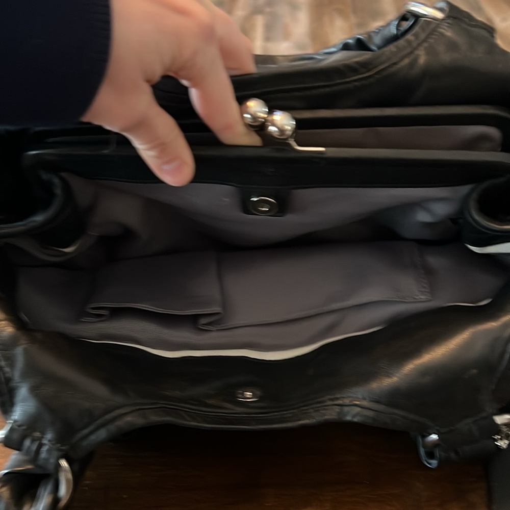 Coach black purse with duster bag - Picture 8 of 10